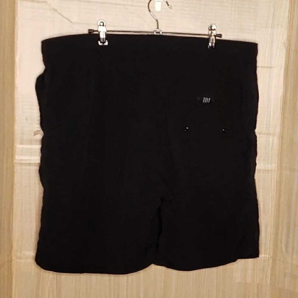Lands' End Mens Black Swim Trunks XL